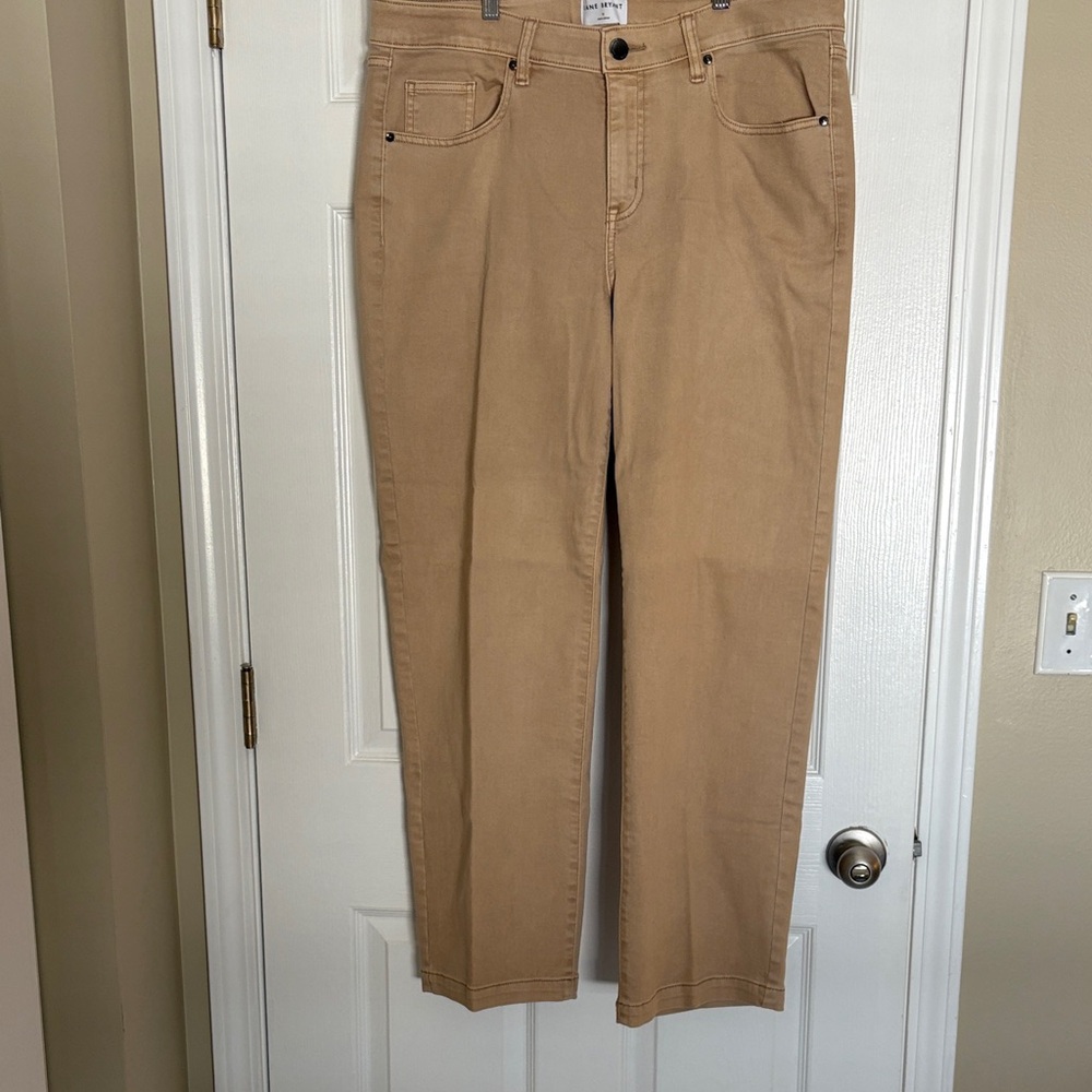 Lane Bryant Beige 5-pocket jeans in tan NWOT